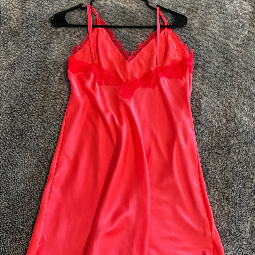 Victoria's Secret Red Lace Chemise - Picture 2 of 3